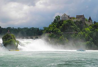 Schaffhausen Rheinfall Wasserfall Wasser Bodensee